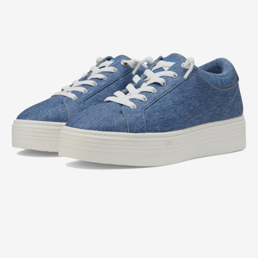 Roxy Sheilahh 2.0 Dark Blue Denim Women's Sneakers. Size 8. NWT
